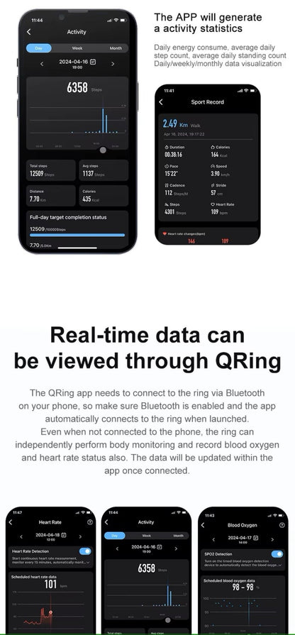 Smart Ring RUBICON R6 Gold SIZE-8(US) SMARUB320 – zdjęcie 6