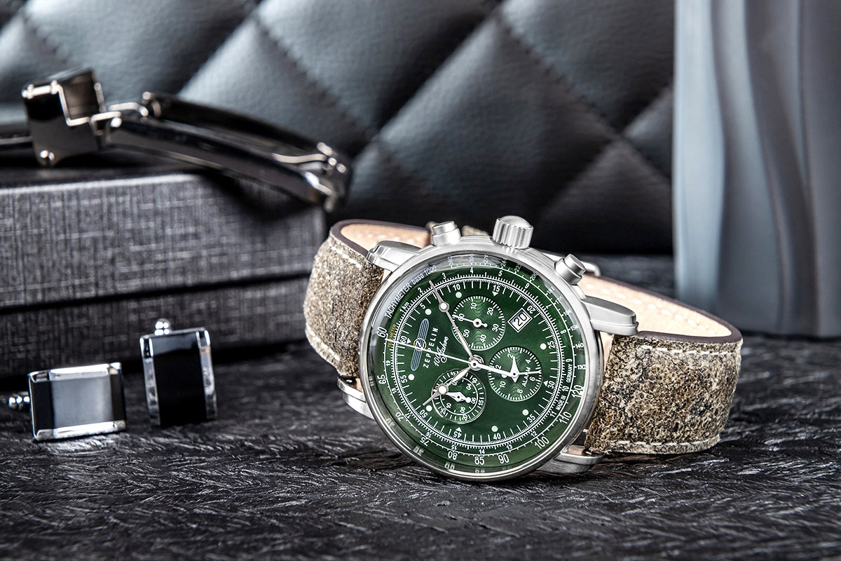 Zegarek Męski ZEPPELIN 100 Jahre Chronograph 8680-4 + BOX – zdjęcie 6