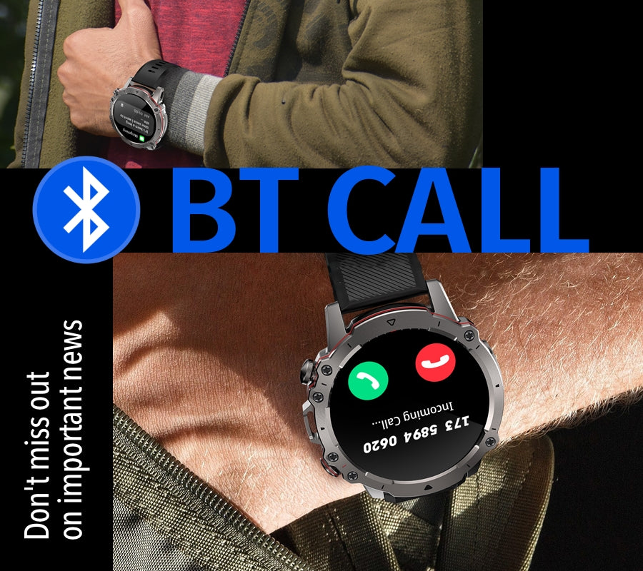 Smartwatch Męski Rubicon RNCF18-1 BLACK Bransoleta + Pasek – zdjęcie 6