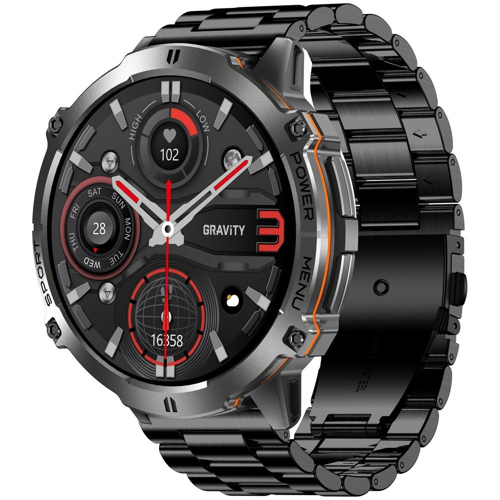 Smartwatch Gravity Czarny Pasek + Bransoleta GT42-5 – zdjęcie 6