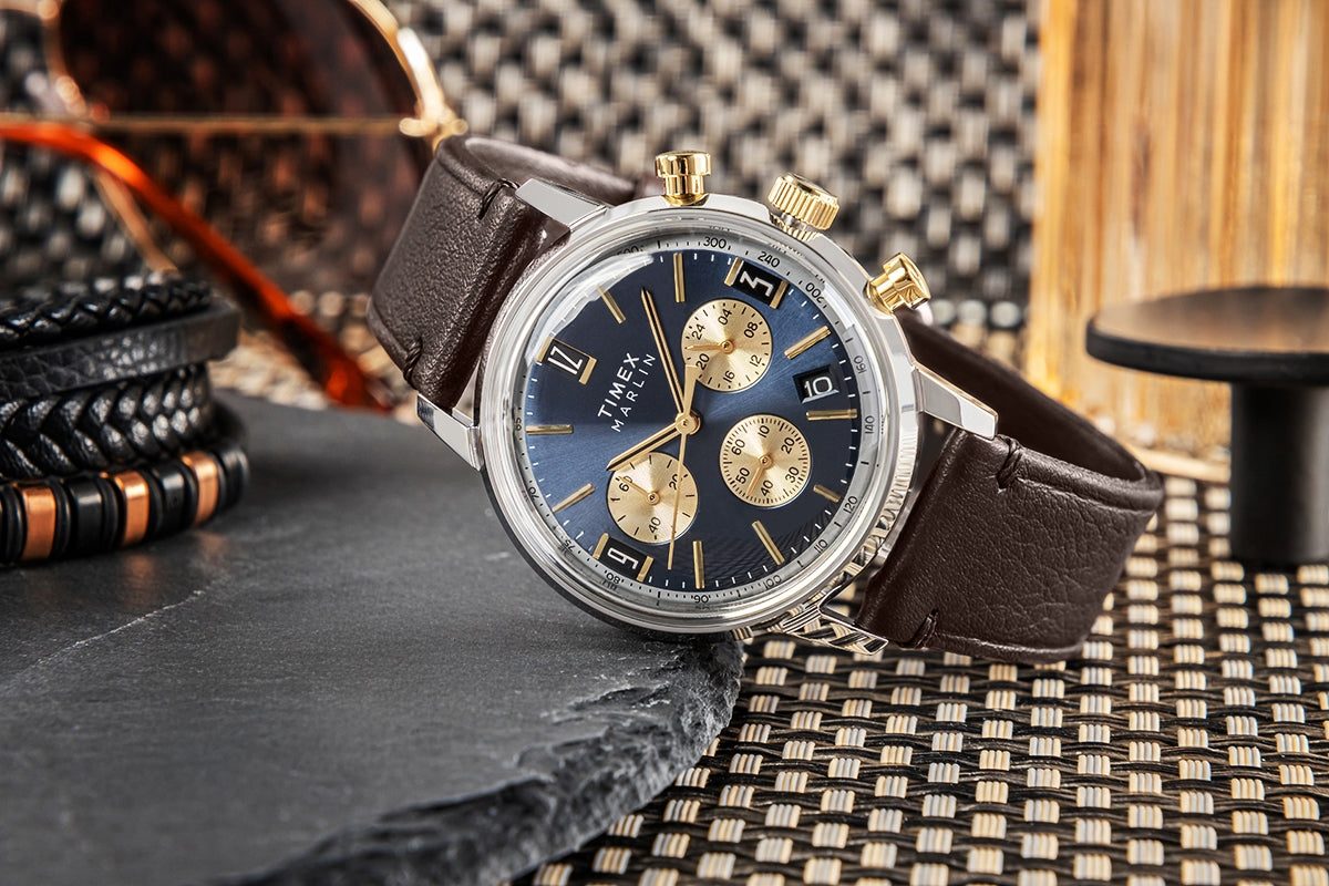 Zegarek Męski TIMEX Marlin® Chronograph Tachymeter TW2W60400 + BOX – zdjęcie 6