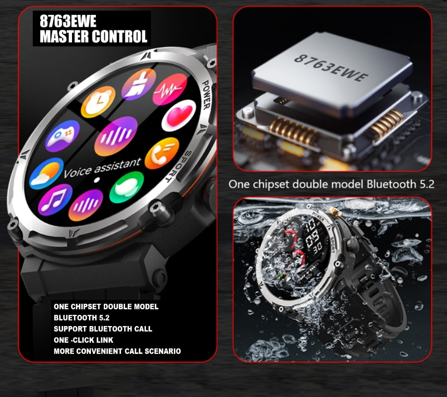 Smartwatch Męski Rubicon RNCF25-1 BLACK – zdjęcie 6