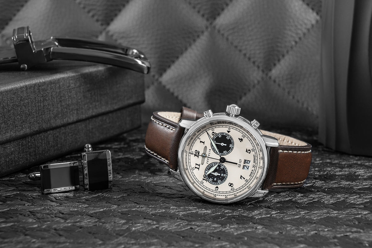 Zegarek Męski ZEPPELIN Graf Chronograph LZ 127 + BOX – zdjęcie 6