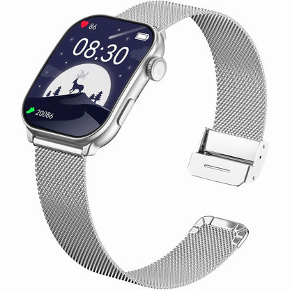 Smartwatch Damski GRAVITY GT28-10 Pasek + Bransoleta Biało Srebrny – zdjęcie 6