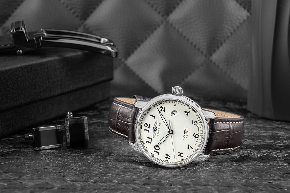 Zegarek Męski ZEPPELIN Automatic LZ 127 7656-5 + BOX – zdjęcie 6