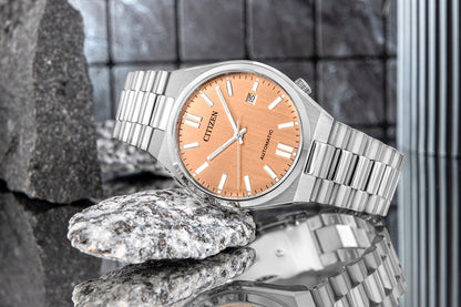 Zegarek Męski CITIZEN Tsuyosa Sapphire Mechanical NJ0159-86Z + BOX – zdjęcie 6