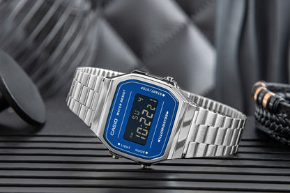 Zegarek Męski CASIO VINTAGE A168WEM-2BEF + BOX – zdjęcie 6