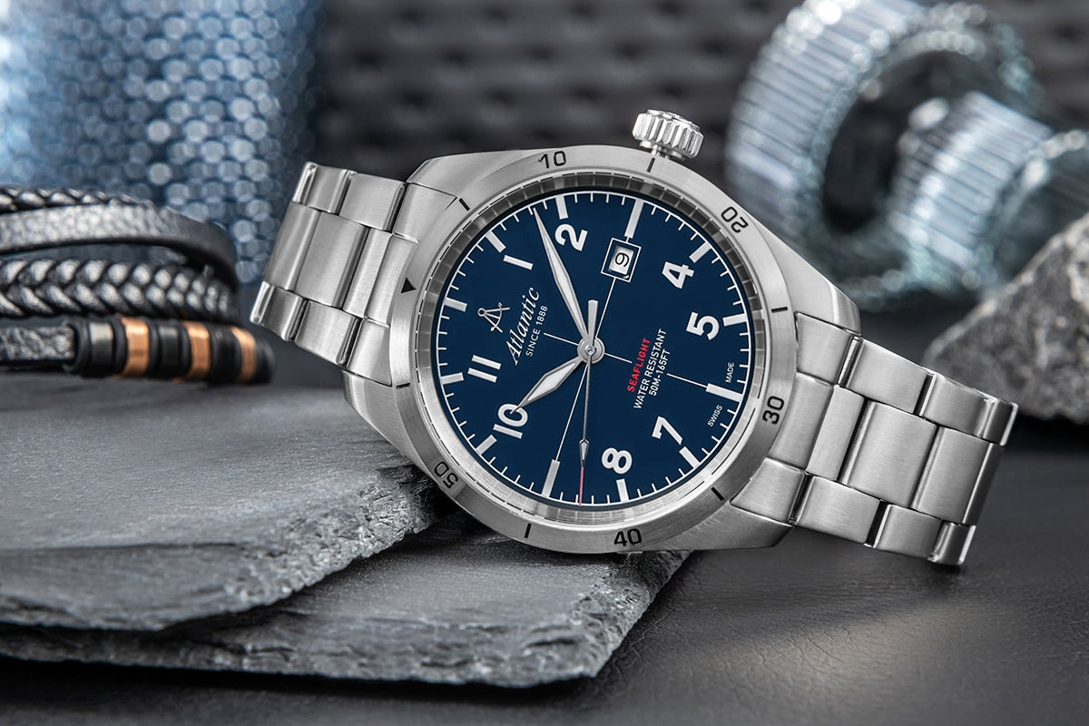 Zegarek Męski Atlantic Seaflight 70356.41.55 + BOX – zdjęcie 6