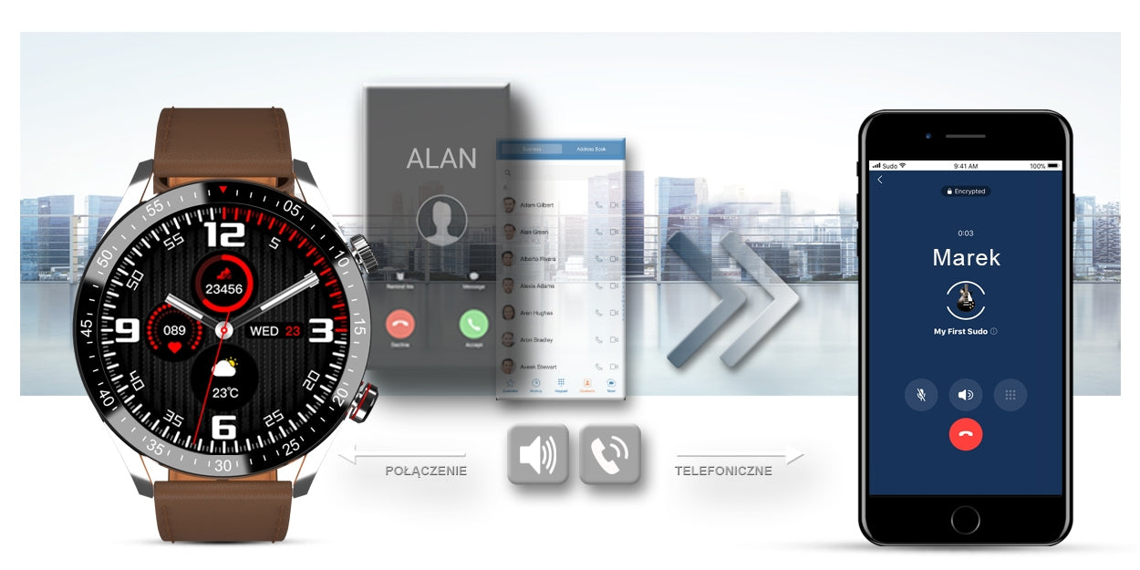 Smartwatch Męski Gravity GT4-7 – zdjęcie 9