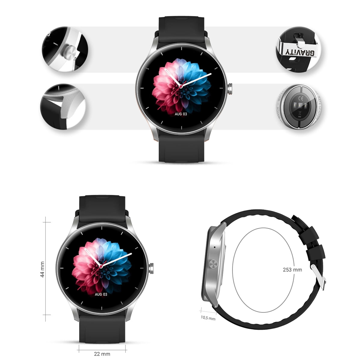 Smartwatch Gravity GT2-6 – zdjęcie 8