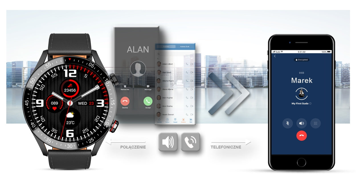 Smartwatch Męski Gravity GT4-4 – zdjęcie 10