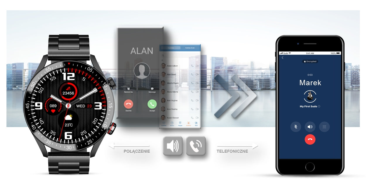 Smartwatch Męski Gravity GT4-2 – zdjęcie 10