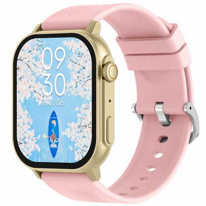 Smartwatch Gravity GT15-7 Różowy Pasek Silikonowy + Złota Bransoleta – zdjęcie 3