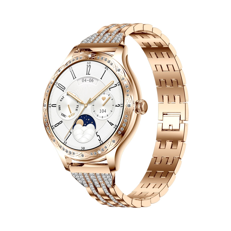 Smartwatch Damski VELTORI VT350-1 Bransoleta Różowe Złoto – zdjęcie 4