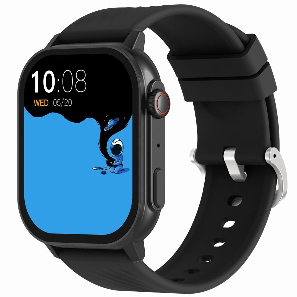 Smartwatch Gravity GT15-1 Czarny Pasek Silikonowy + Czarna Bransoleta – zdjęcie 3