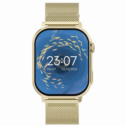 Smartwatch Gravity GT15-7 Różowy Pasek Silikonowy + Złota Bransoleta – zdjęcie 4
