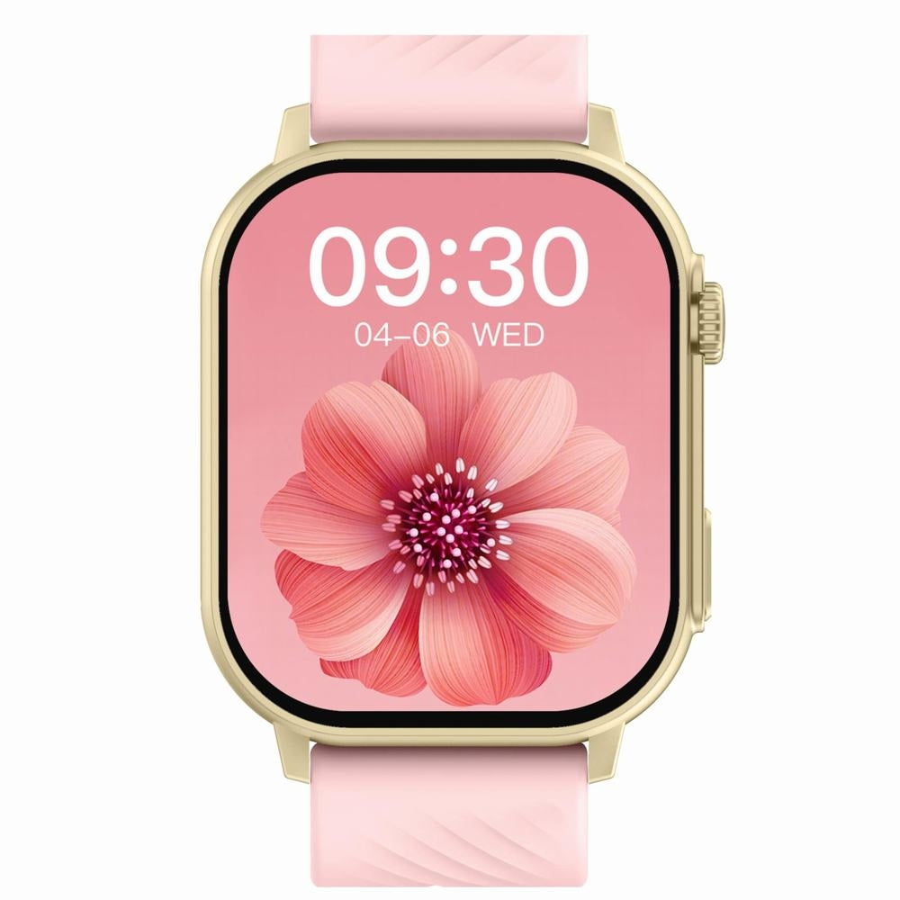 Smartwatch Gravity GT15-7 Różowy Pasek Silikonowy + Złota Bransoleta – zdjęcie 5
