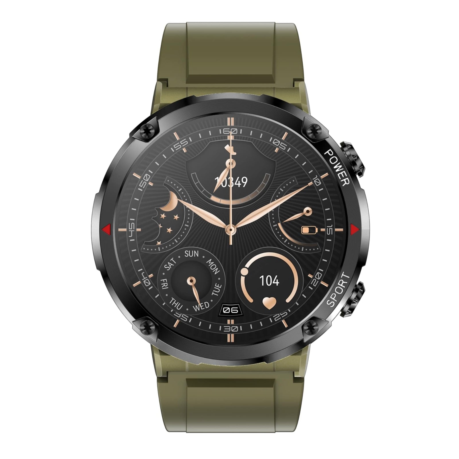 Smartwatch Gravity GT21-7 + Czarny Pasek Silikonowy – zdjęcie 4