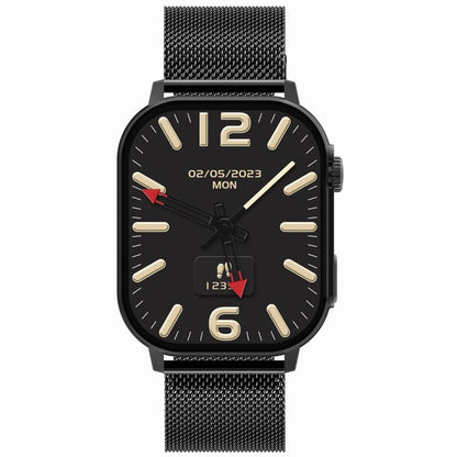 Smartwatch Gravity GT15-1 Czarny Pasek Silikonowy + Czarna Bransoleta – zdjęcie 4