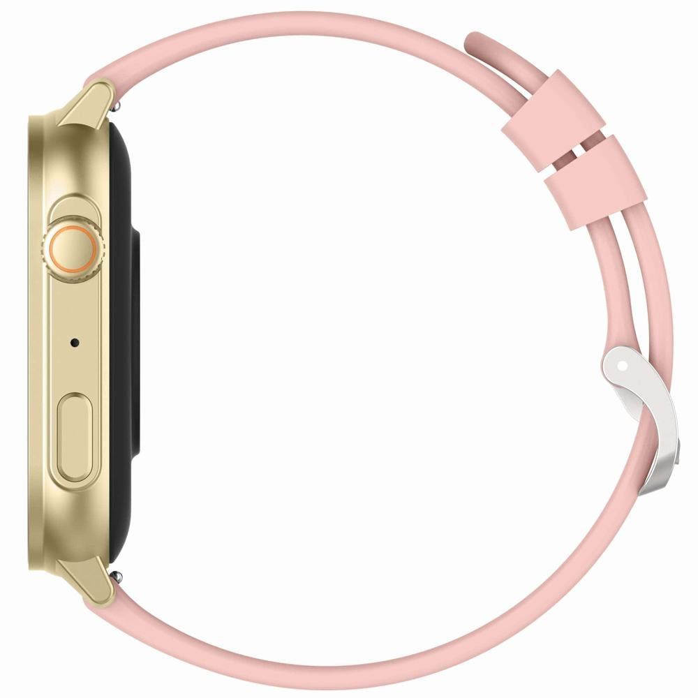 Smartwatch Gravity GT15-7 Różowy Pasek Silikonowy + Złota Bransoleta – zdjęcie 6