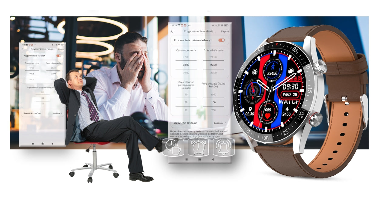 Smartwatch Męski Gravity GT4-7 – zdjęcie 16