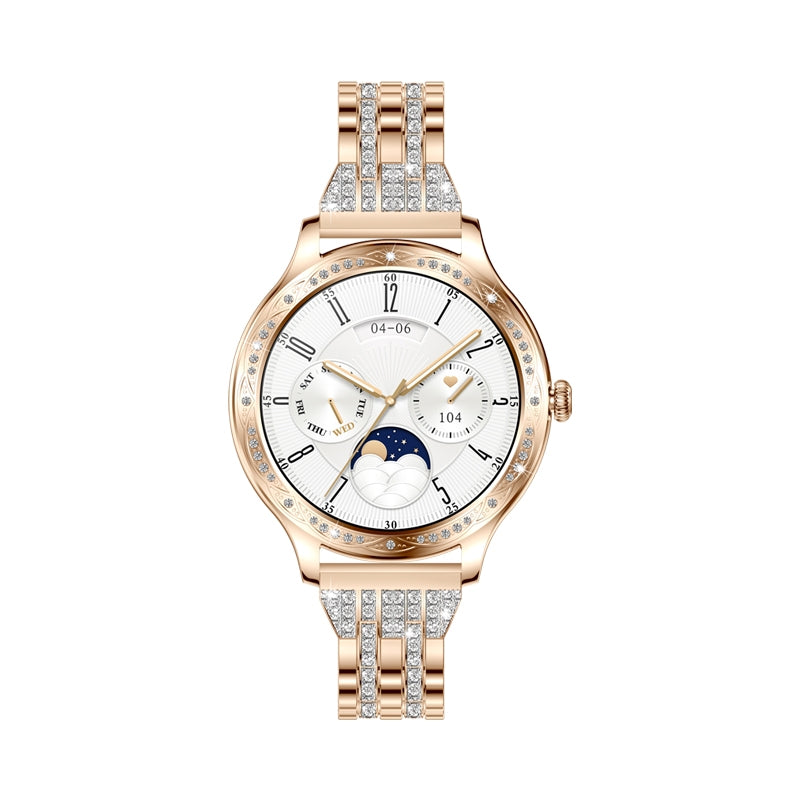 Smartwatch Damski VELTORI VT350-1 Bransoleta Różowe Złoto – zdjęcie 10