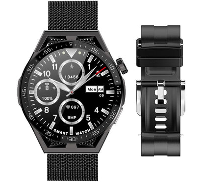 Smartwatch  Rubicon RNCE88-2 Czarny- Czarny Pasek Silikonowy + Czarna