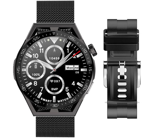 Smartwatch  Rubicon RNCE88-2 Czarny- Czarny Pasek Silikonowy + Czarna