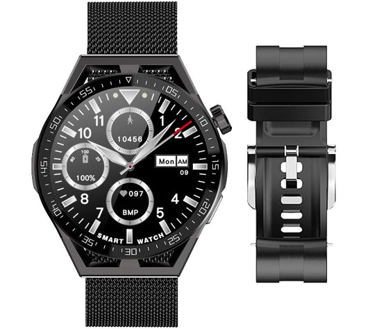 Smartwatch  Rubicon RNCE88-2 Czarny- Czarny Pasek Silikonowy + Czarna