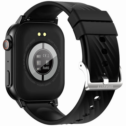 Smartwatch Gravity GT15-1 Czarny Pasek Silikonowy + Czarna Bransoleta – zdjęcie 8