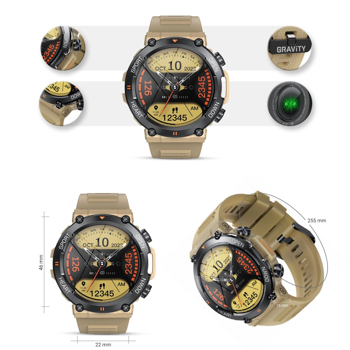 Smartwatch Gravity GT7-4 PRO – zdjęcie 7
