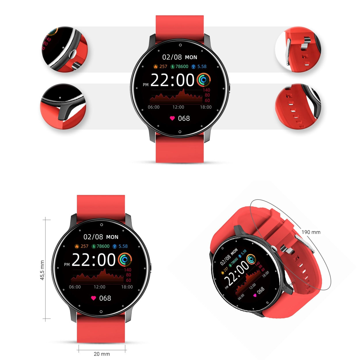 Smartwatch Damski Gravity GT1-10 – zdjęcie 6