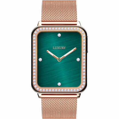 Smartwatch Gravity Różowe Złoto Granatowy 2 Paski GT17-2 – zdjęcie 7