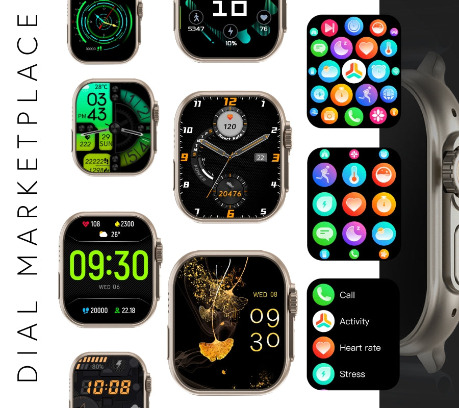 Smartwatch Męski RUBICON RNCF17 Tytan/Orange SMARUB269 – zdjęcie 7