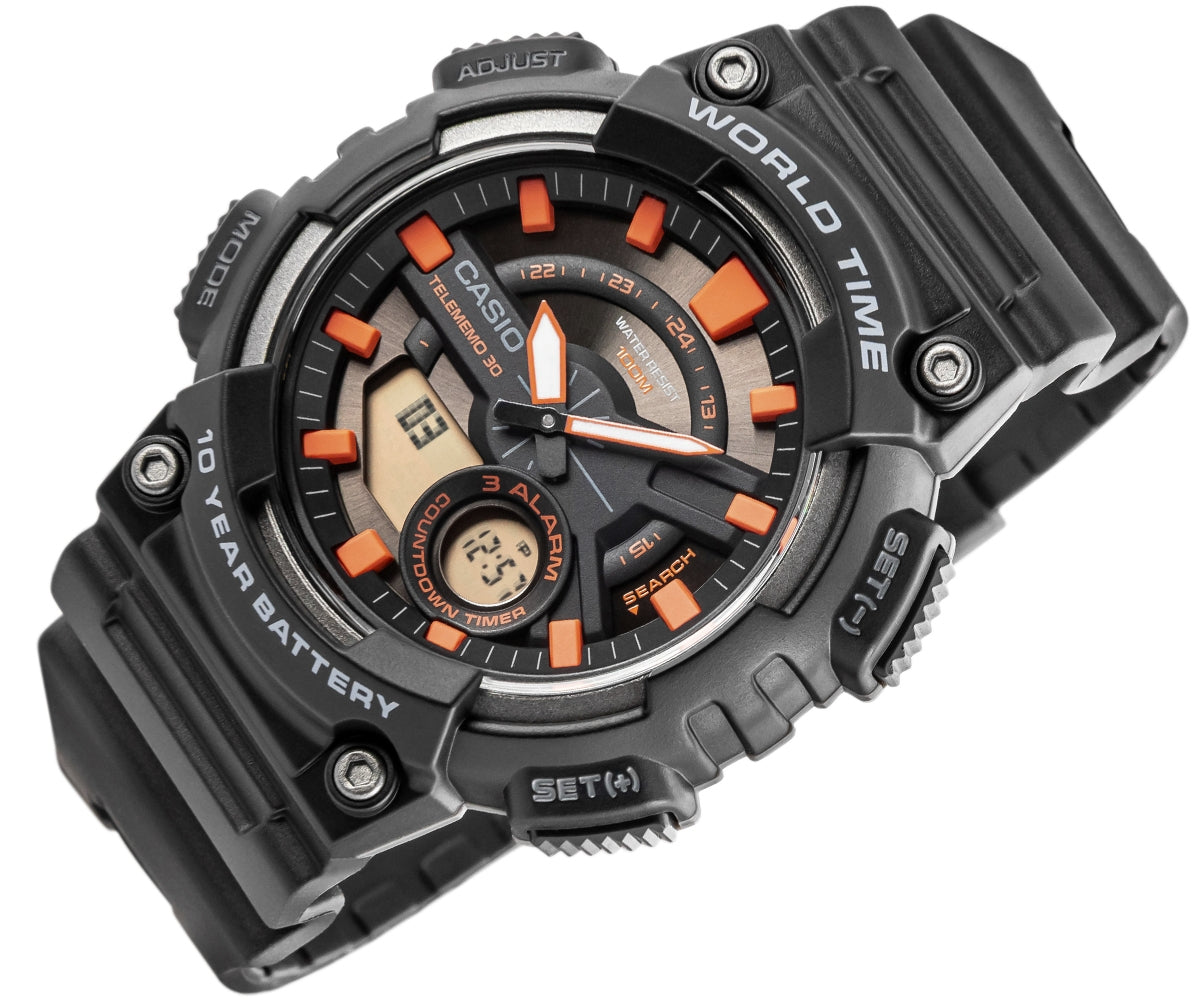 Zegarek Męski CASIO Gerton AEQ-110W-1A2VDF + BOX – zdjęcie 2