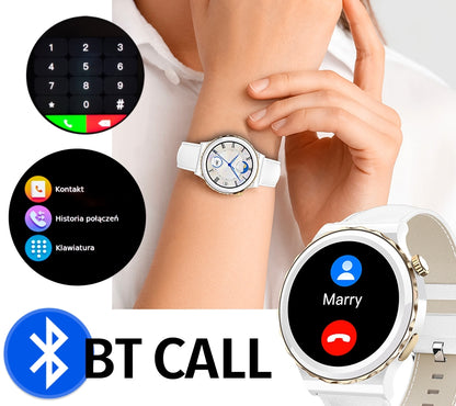 Smartwatch Damski Rubicon RNCE92 PRO White/2 x Pasek SMARUB171 – zdjęcie 7