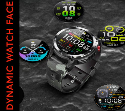 Smartwatch Męski RUBICON RNCF08 Black/Moro SMARUB232 – zdjęcie 7