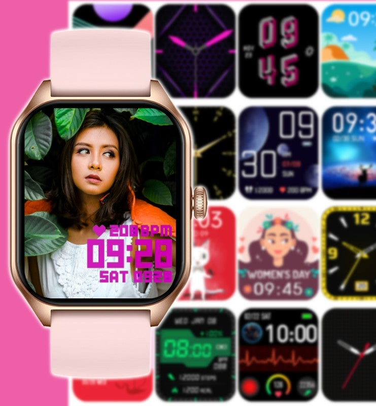 Smartwatch Damski Rubicon RNCF03-5 Różowe złoto Bransoleta + Pasek – zdjęcie 7