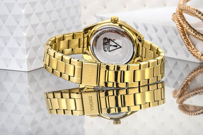Zegarek Damski DKNY Chambers Midi Gold DK1L016M0065 + BOX – zdjęcie 7