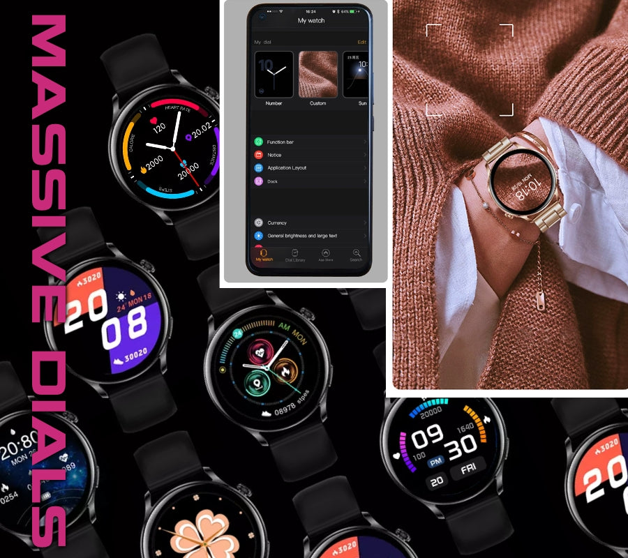 Smartwatch Damski RUBICON RNCE81 Rose Gold SMARUB131 – zdjęcie 7