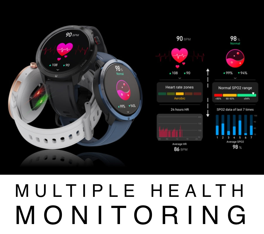 Smartwatch Damski RUBICON RNCF14 Rose Gold/White SMARUB251 – zdjęcie 7