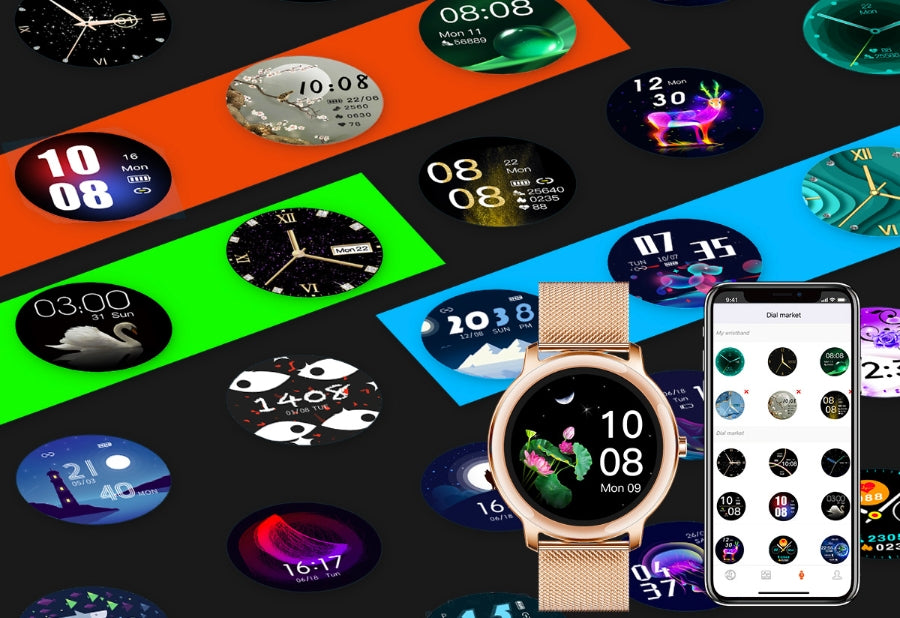 Smartwatch Damski RUBICON RNBE66 Black SMARUB124 – zdjęcie 7