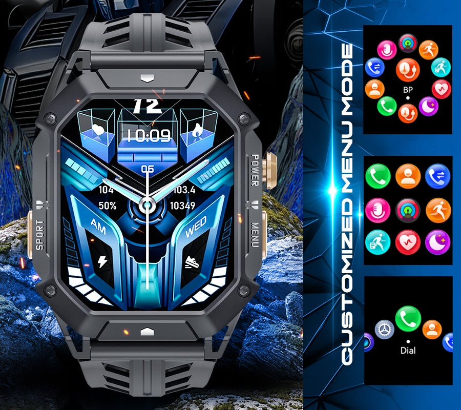 Smartwatch Męski Rubicon RNCF24-1 BLACK – zdjęcie 7