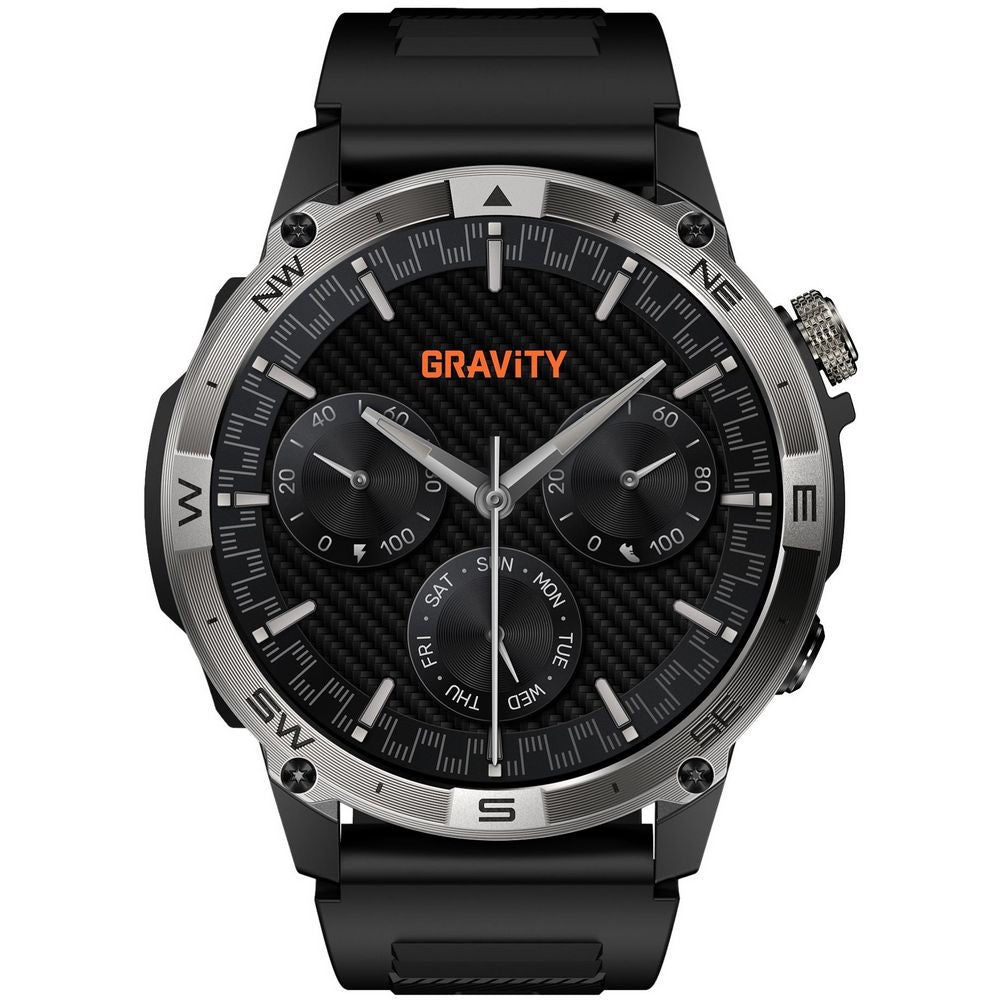 Smartwatch Gravity Czarny Pasek + Bransoleta GT46-1 – zdjęcie 7