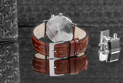 Zegarek Damski ZEPPELIN LZ121 Mediterranee Moonphase 9637-5 + BOX – zdjęcie 7