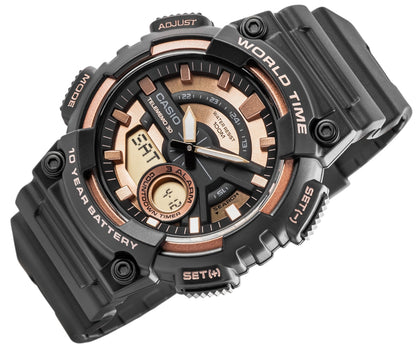 Zegarek Męski CASIO Gerton AEQ-110W-1A3VDF + BOX – zdjęcie 2