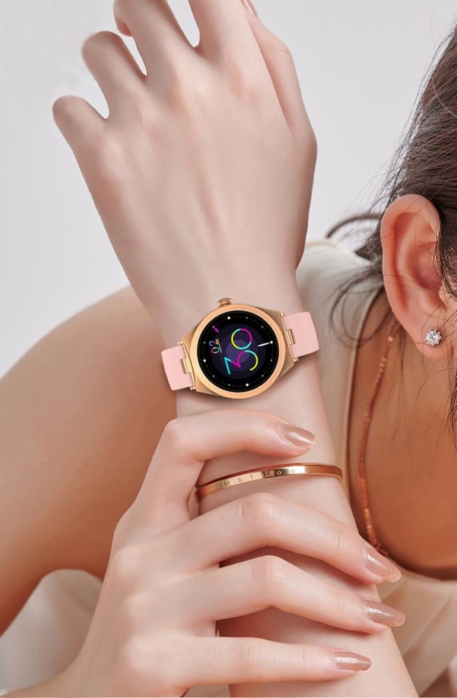 Smartwatch Gravity Różowe Złoto Różowy GT25-2 – zdjęcie 7