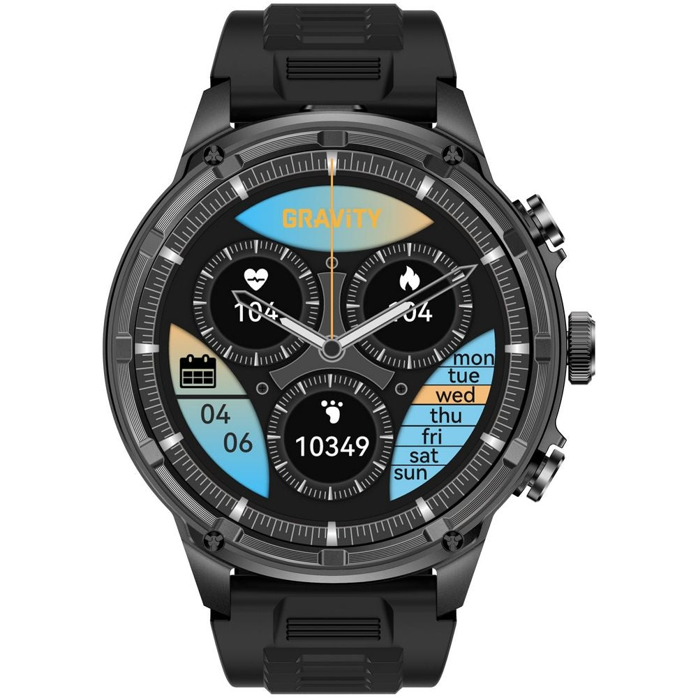 Smartwatch Gravity Czarny Pasek + Bransoleta GT41-1 – zdjęcie 7