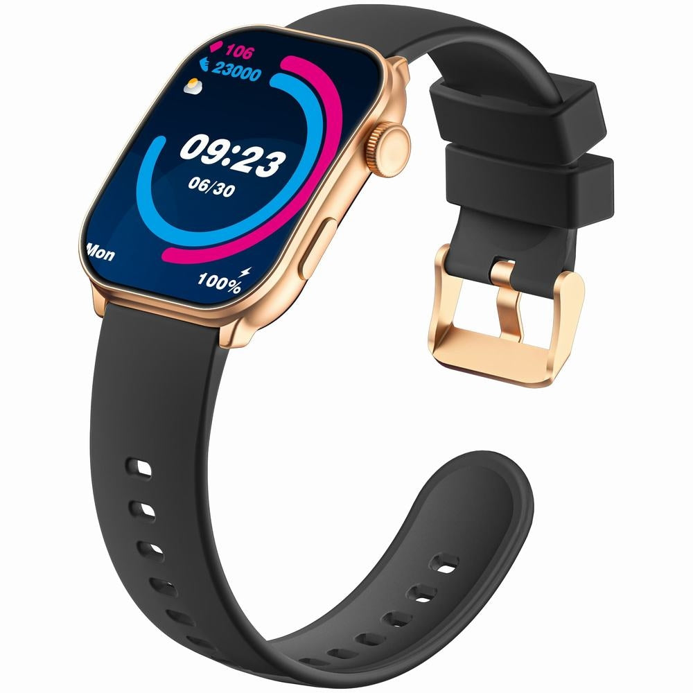 Smartwatch Damski GRAVITY GT28-5 Pasek + Bransoleta Różowe złoto Czarny – zdjęcie 7