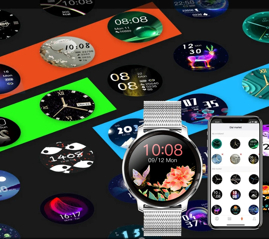 Smartwatch Damski RUBICON RNBE66 Silver SMARUB123 – zdjęcie 7